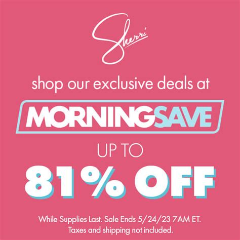 Morning saves deals - Morning Save Inside Edition has teamed up with MorningSave.com and their lifestyle expert Valerie Greenberg, who’s sharing some amazing inside deals at deep discounts. 1.